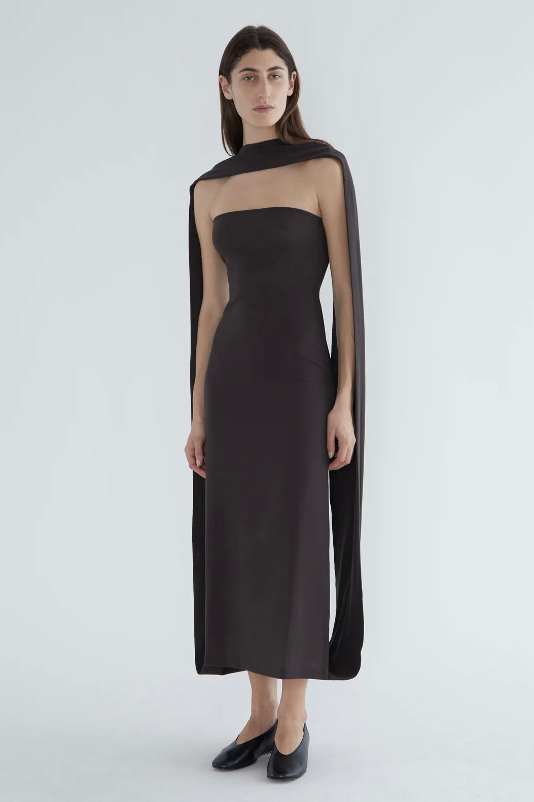 ALBERCH DRESS | BROWN