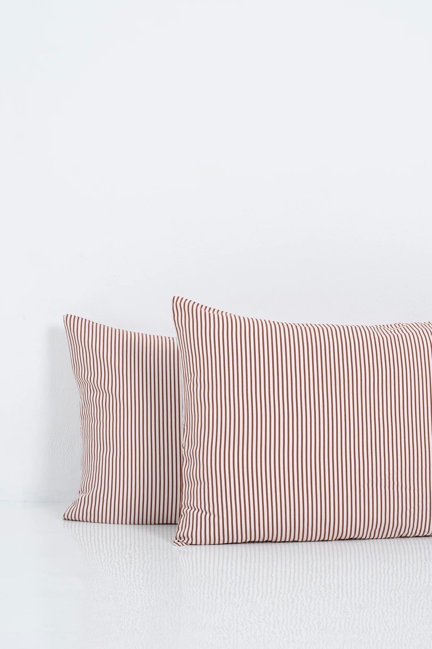 CHOC PINSTRIPE PILLOWCASE SET