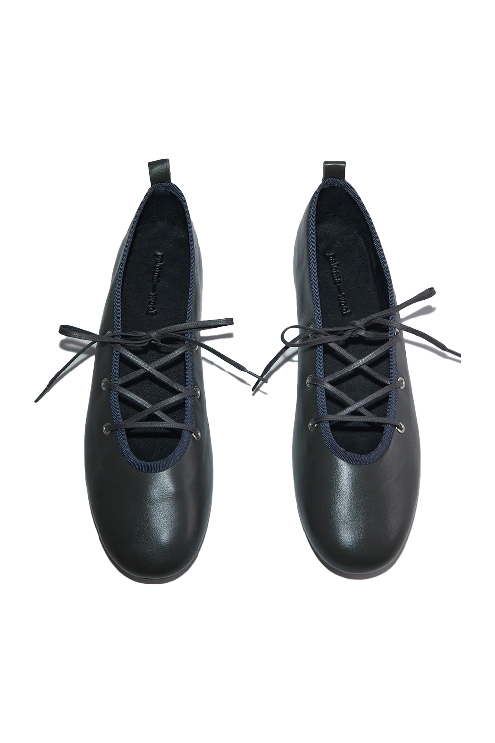 バレエシューズ Paloma Wool Women's Pina Cotton Canvas Ballerina Shoes Black Paloma Wool Paloma Women's PINA Cotton Canvas Ballerina
