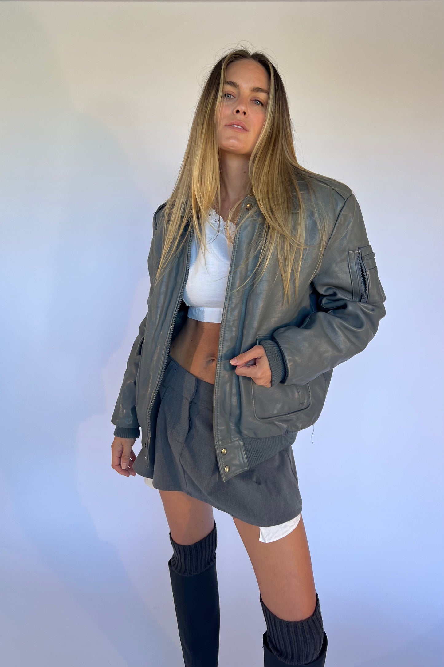 FIML 006 | LEATHER SCHOTT JACKET