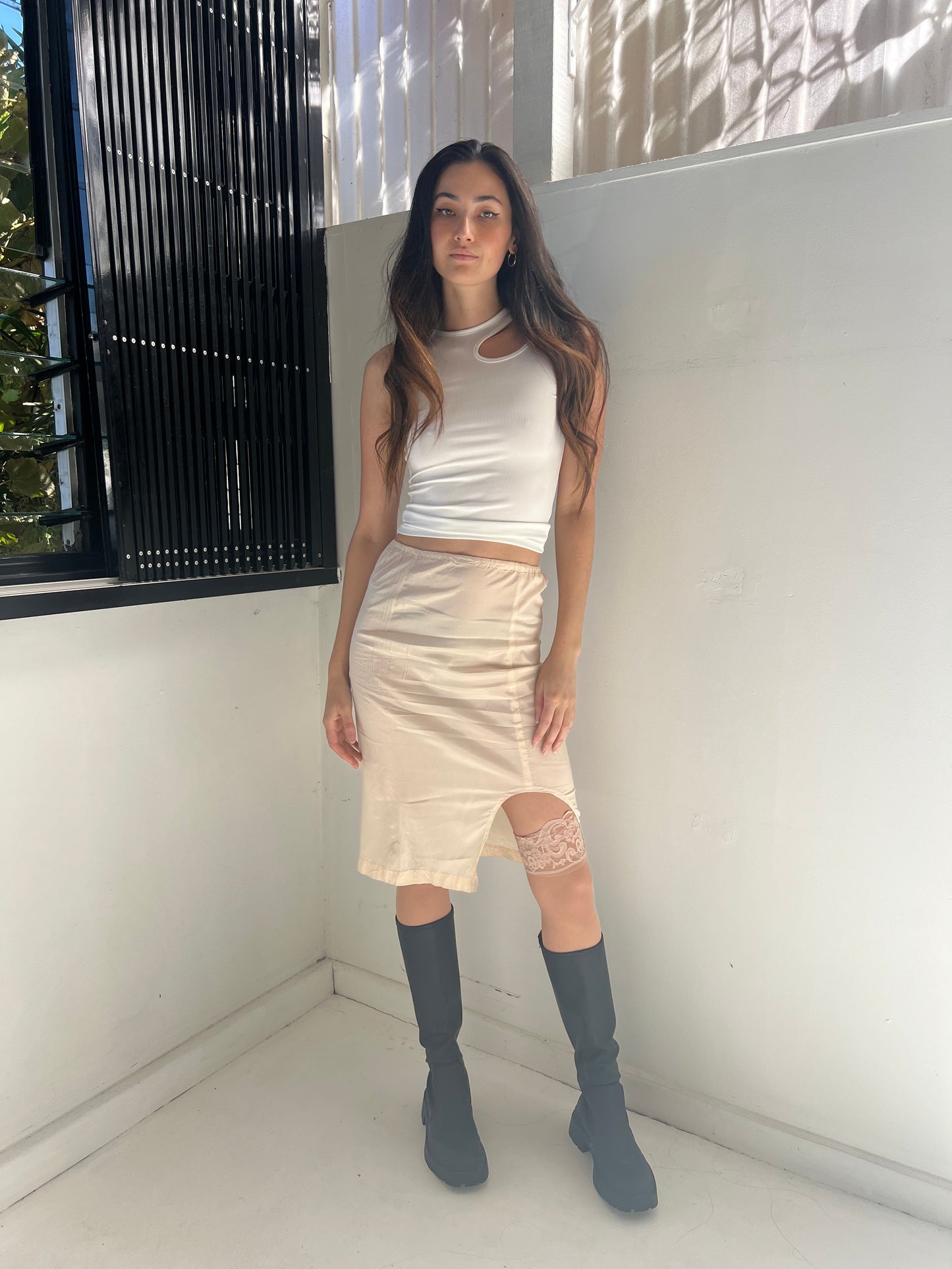 WBYL 011 | AT HOME SLIP SKIRT