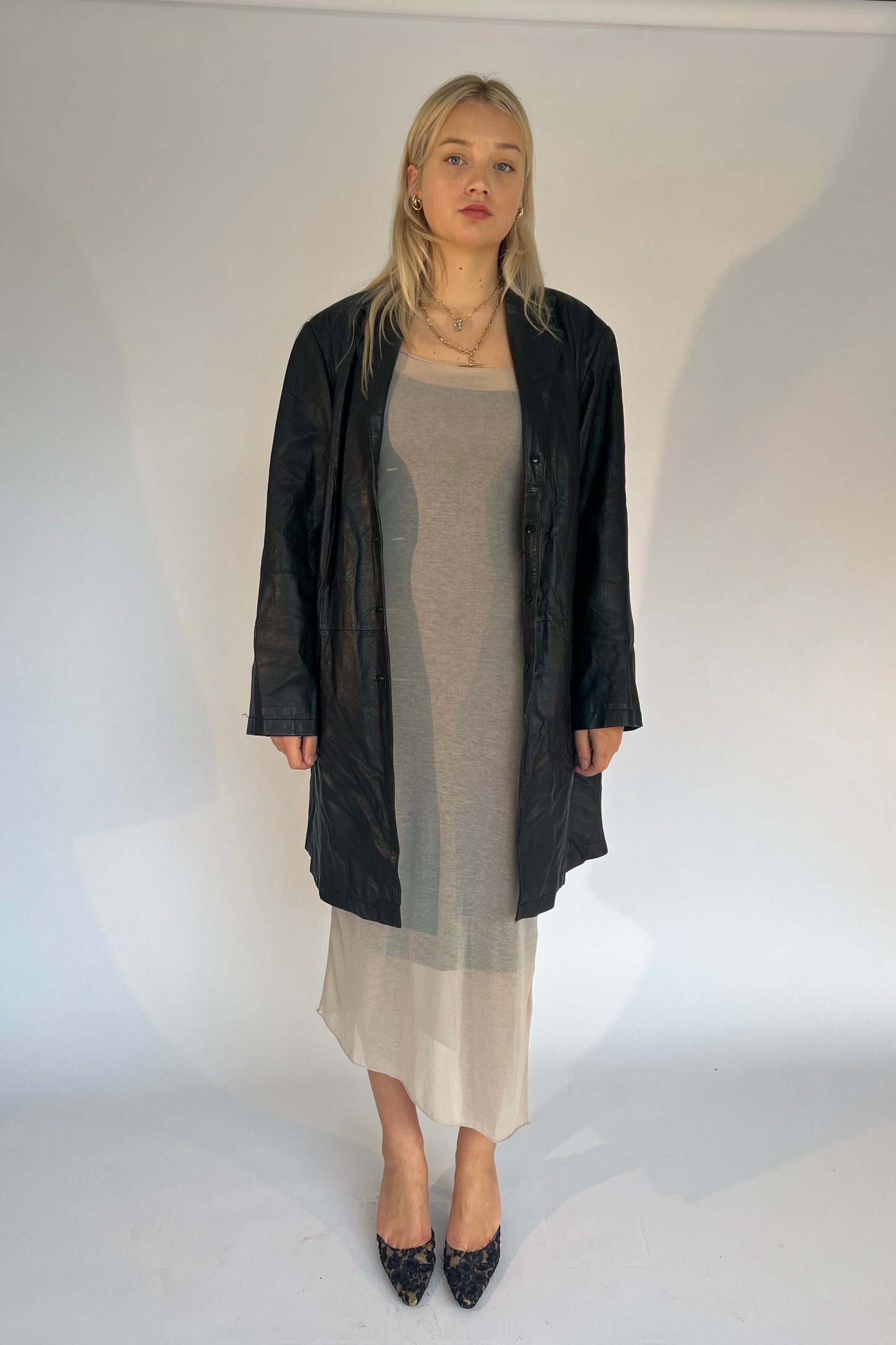 SORA SLIP DRESS | BROWN