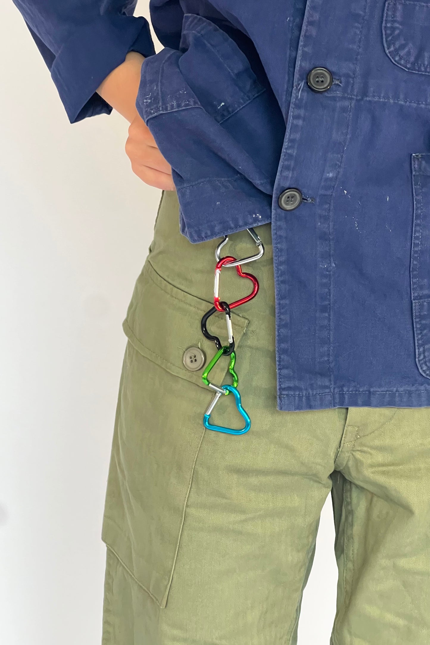 HEART CARABINER CLIPS