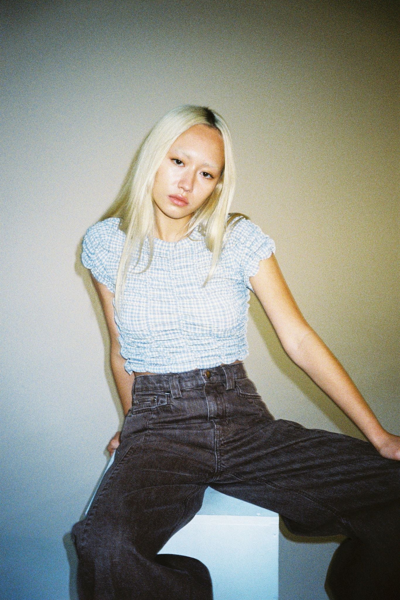 ETERNAL BABY TEE | LAVENDER & CREAM
