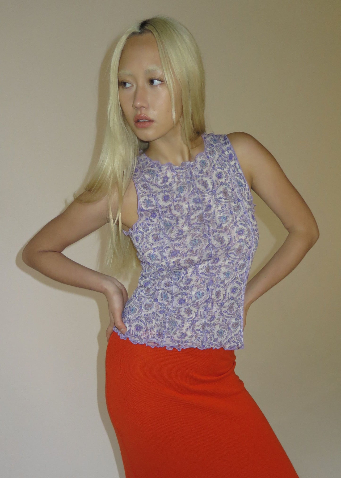 GWEN TANK | LILAC