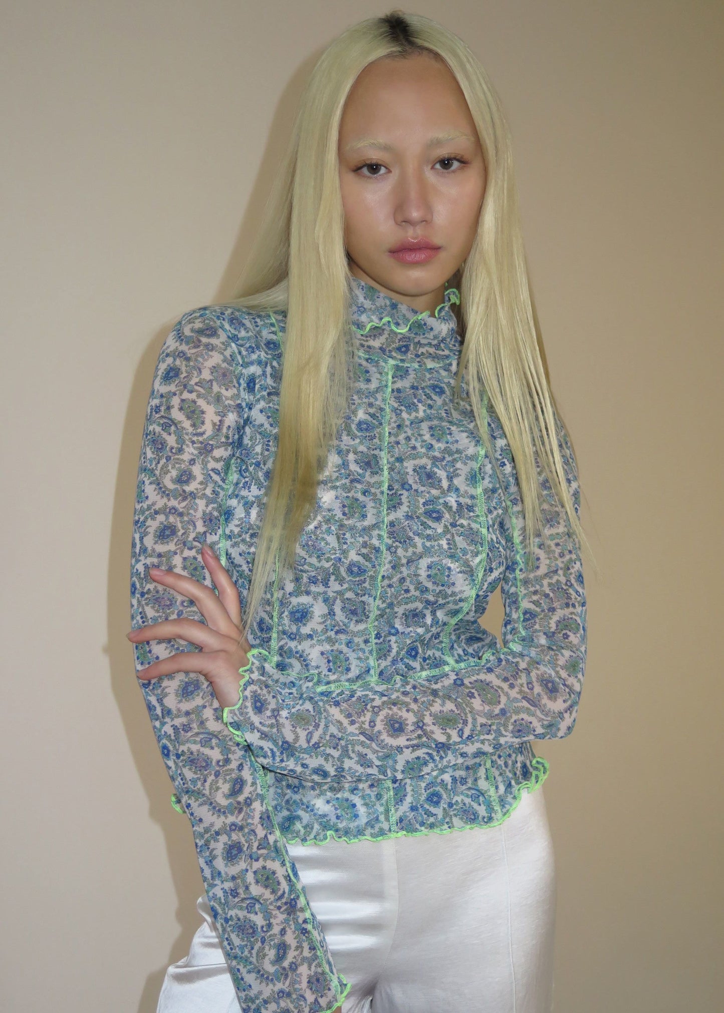 GWEN TURTLENECK | AQUA