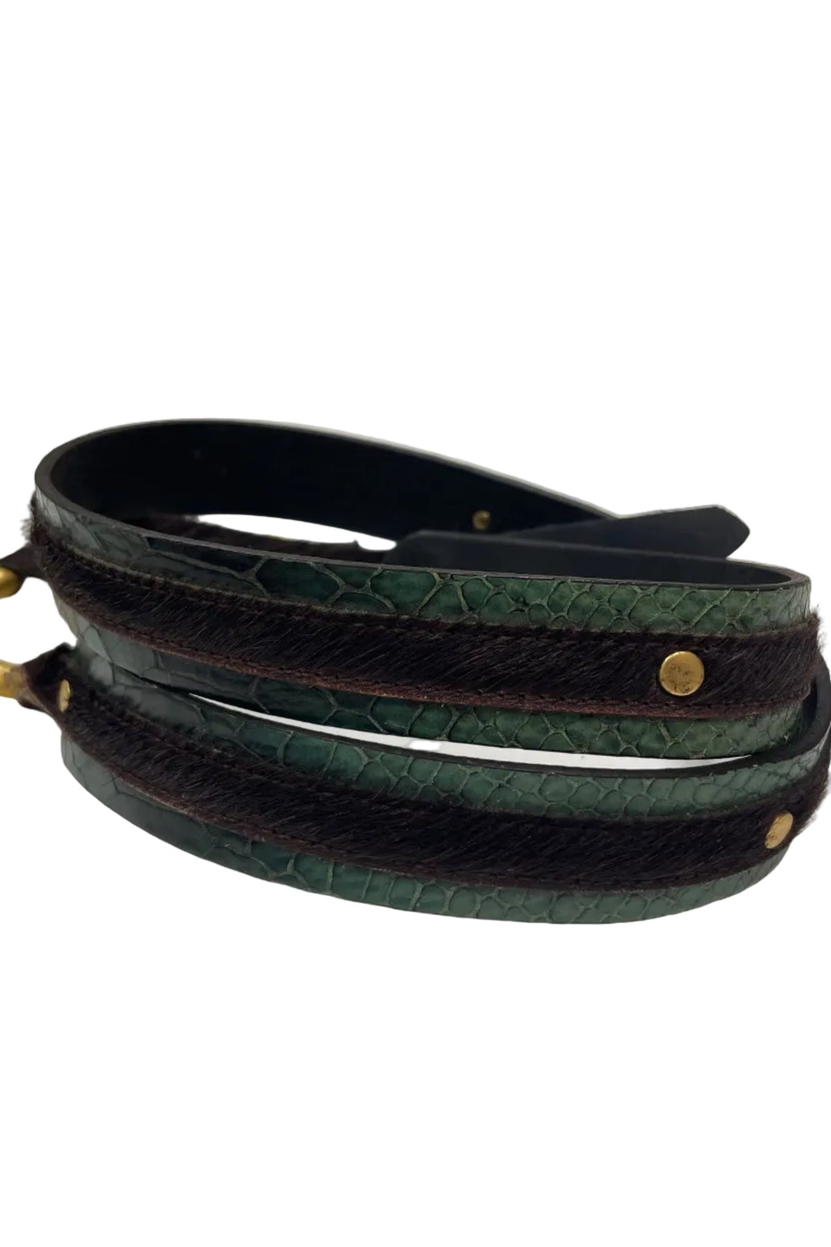 Cole Haan Calf Hair Buckle Belt