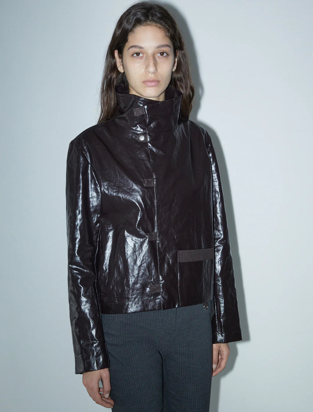 CLAU | JACKET -BROWN