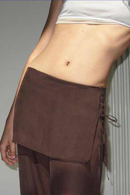 SILK ARCHIVE PANT | BROWN SILK