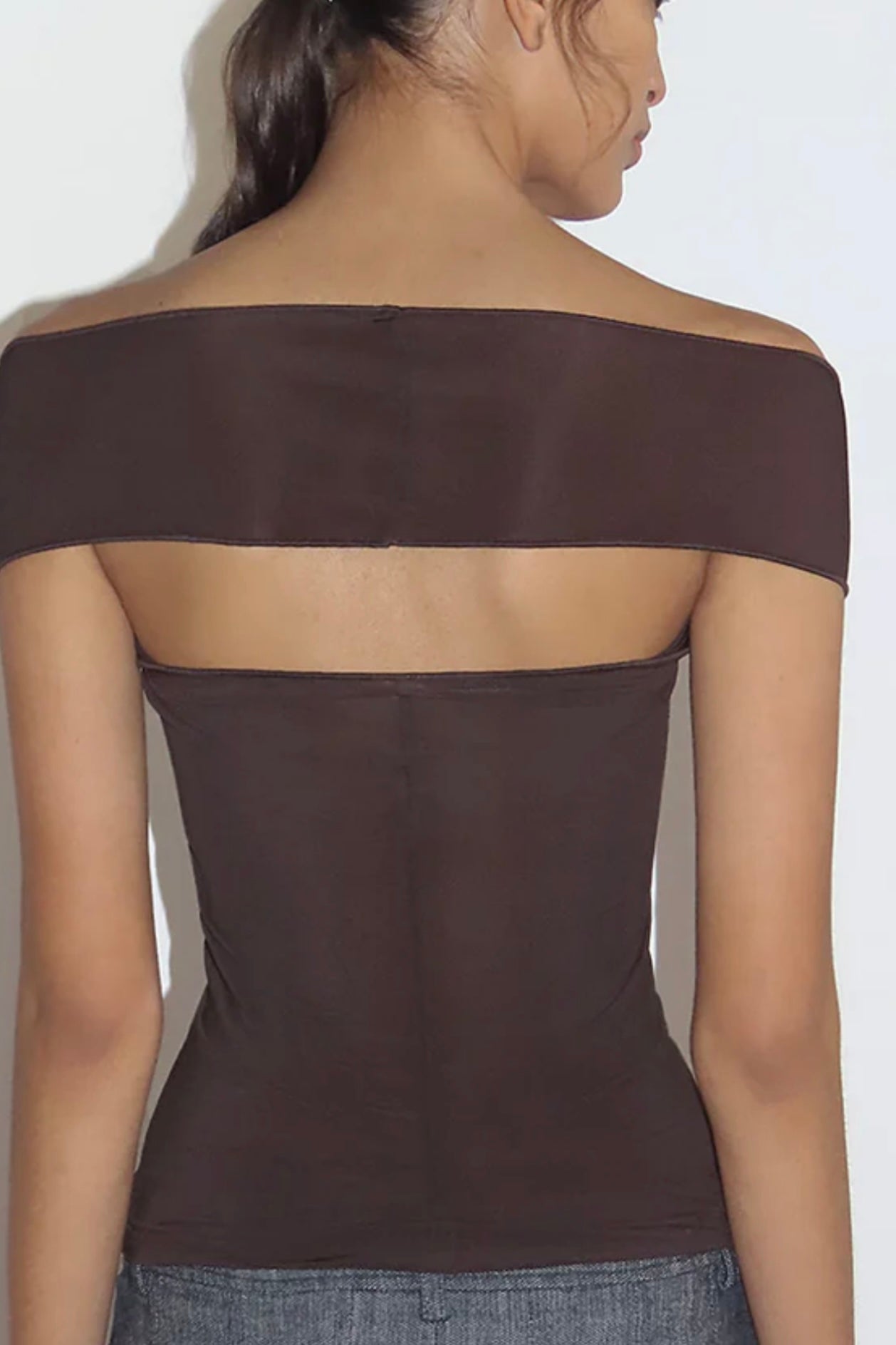 Emy Top | Sheer Brown