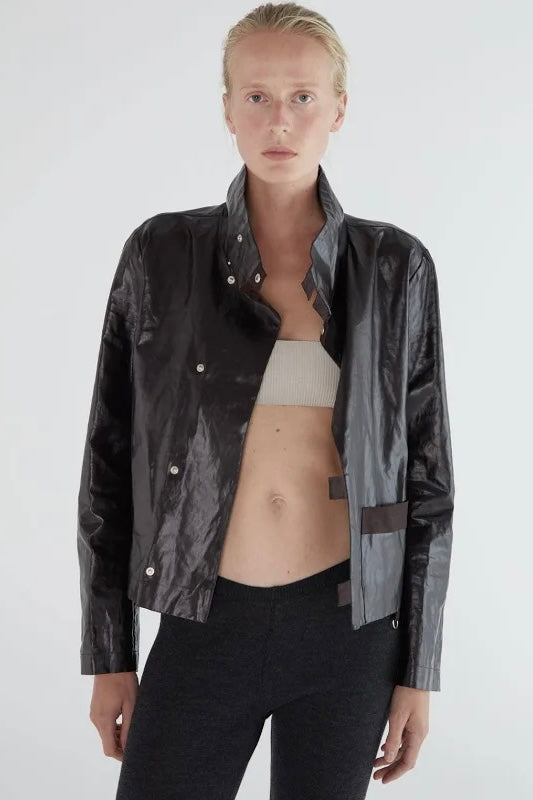 CLAU | JACKET -BROWN