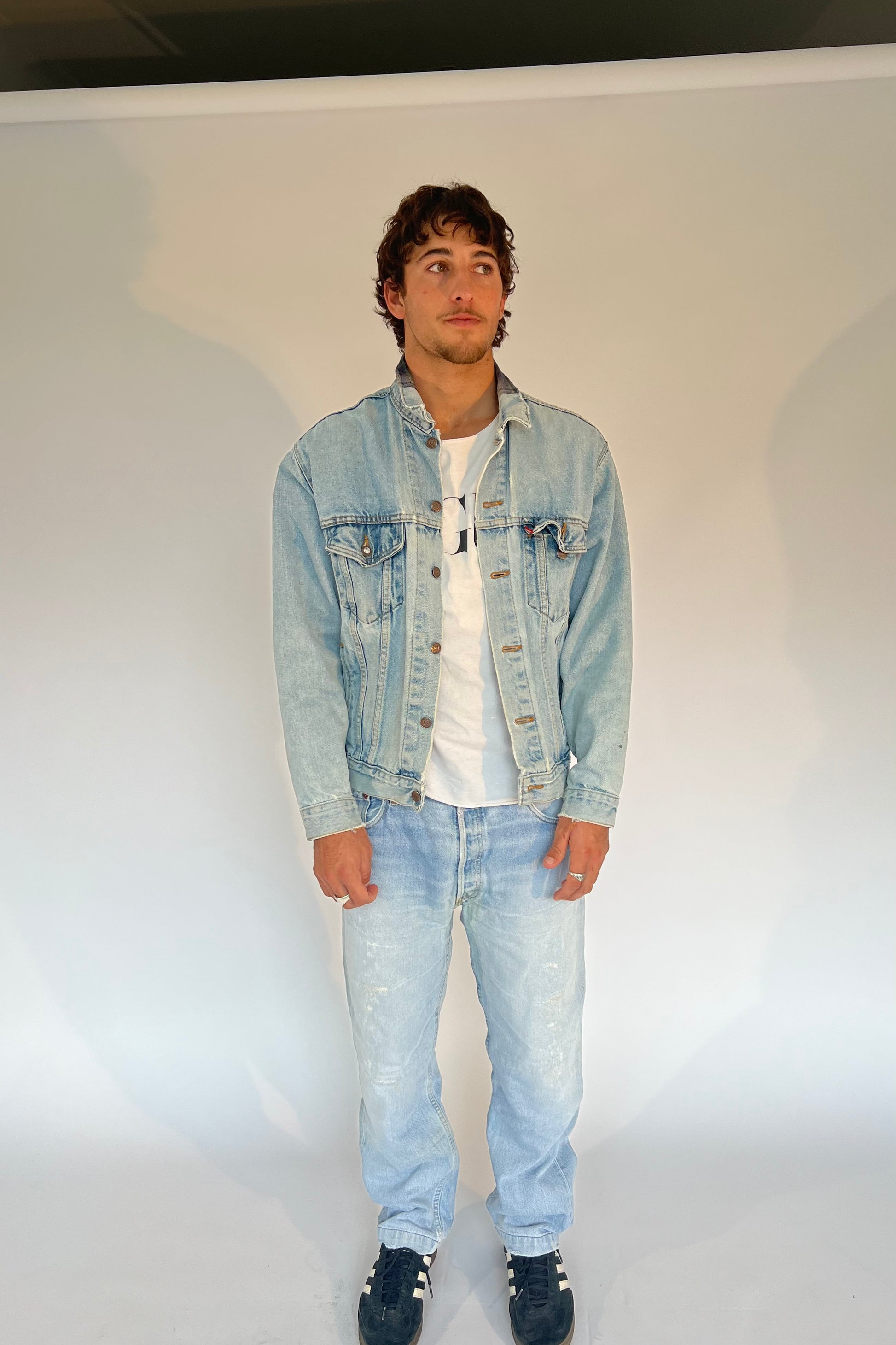 Double sales denim jacket