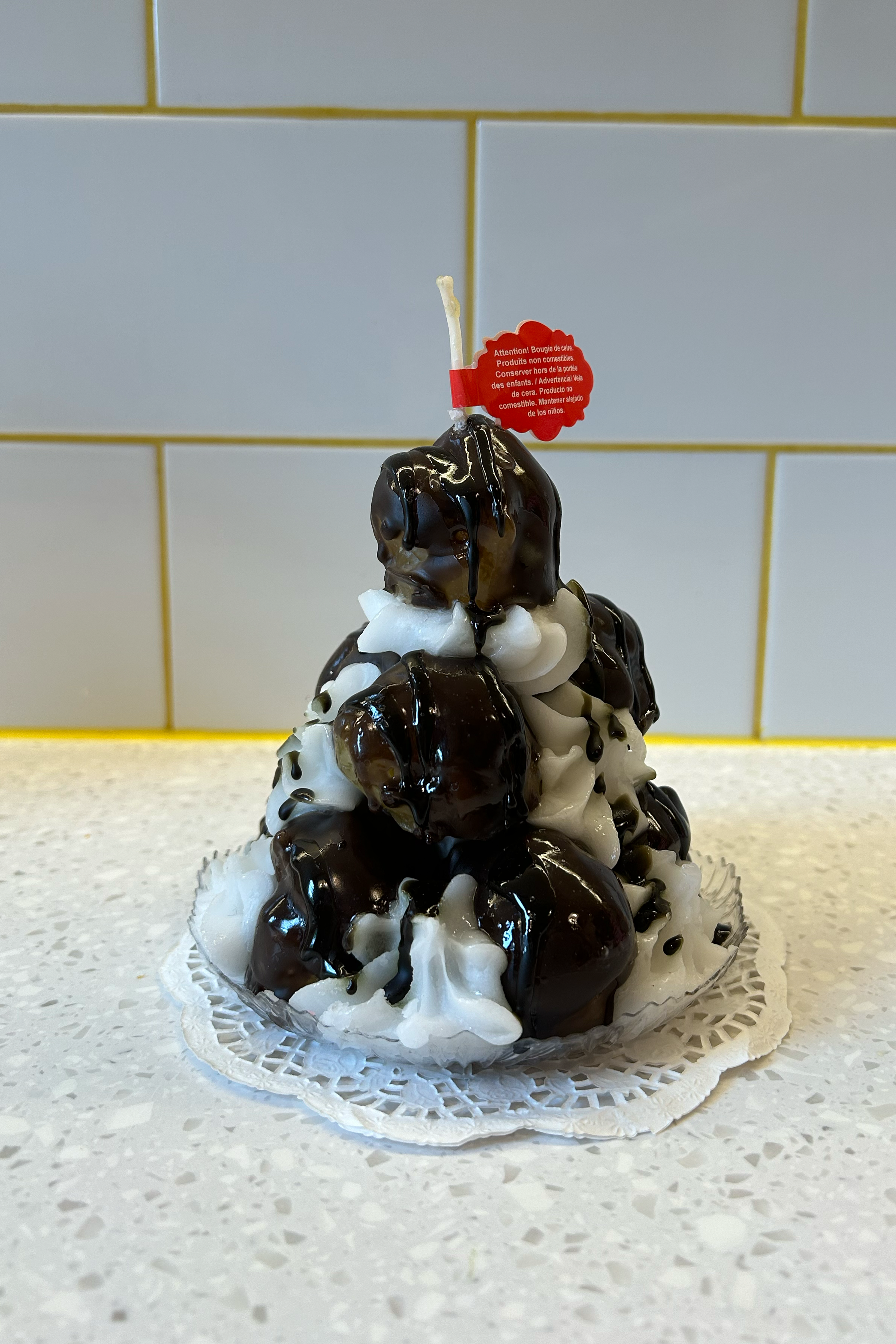 Profiterole Candle | Cereria Introna