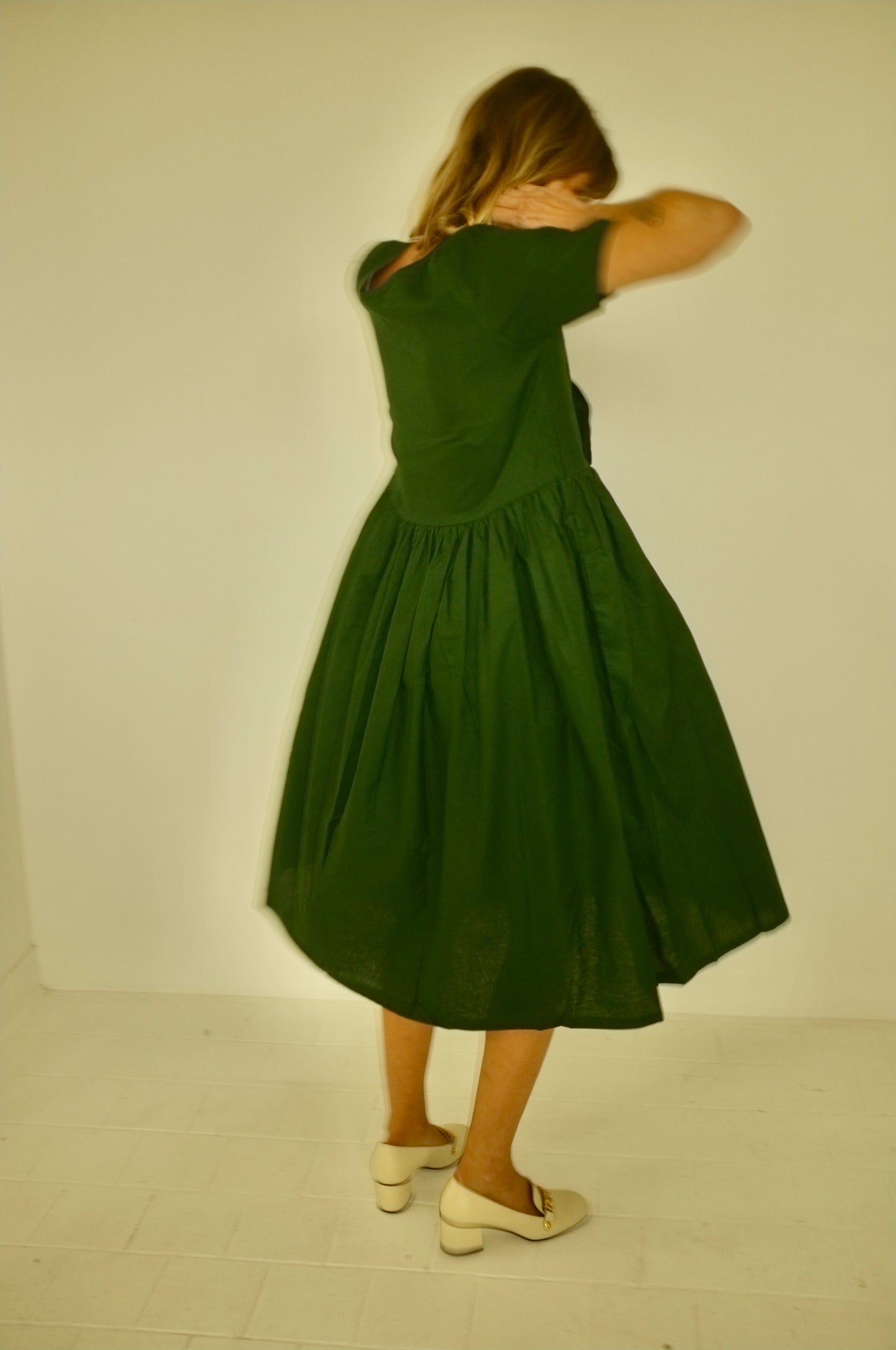 Fluidity Dress | Pine Green